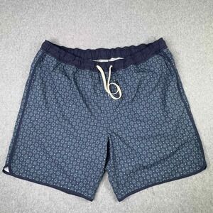 Fair Harbor Trunks Men XXL‎ Swim Shorts Lined Pockets Elastic Waist Geometric